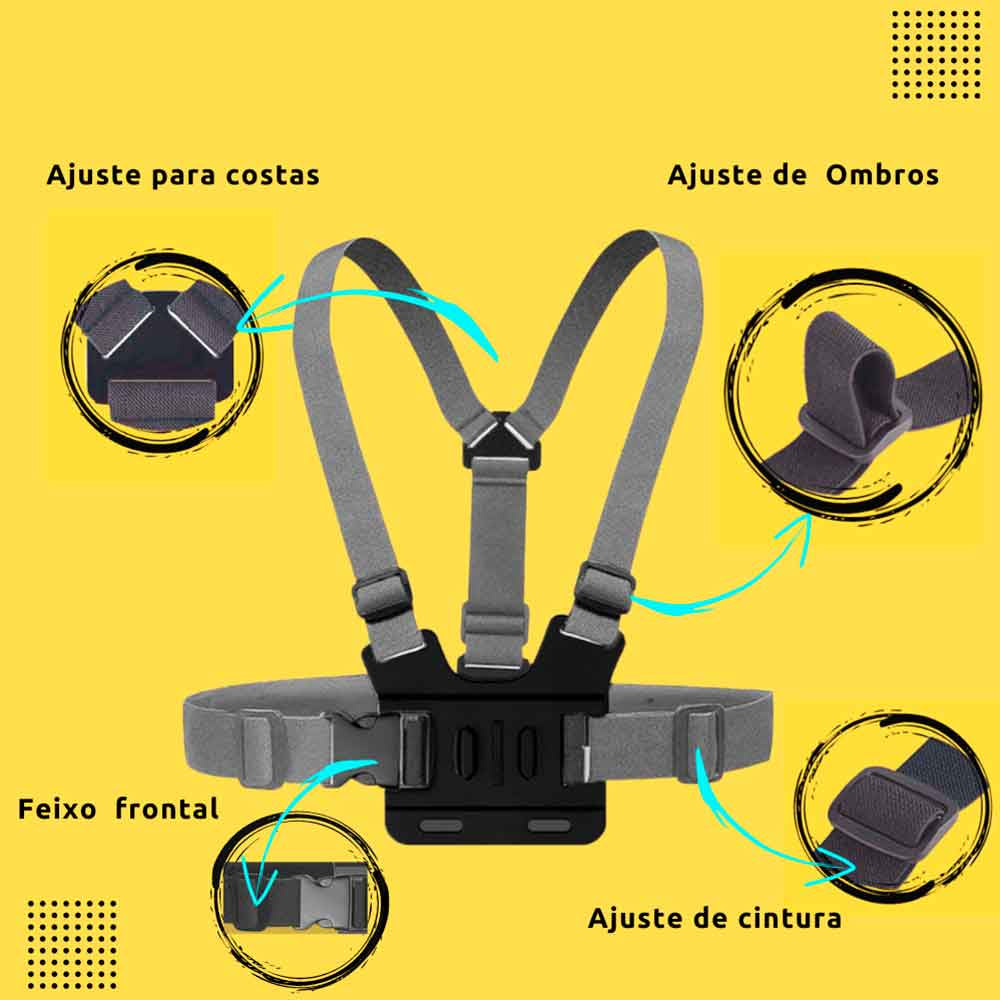 Suporte de Peito CINZA