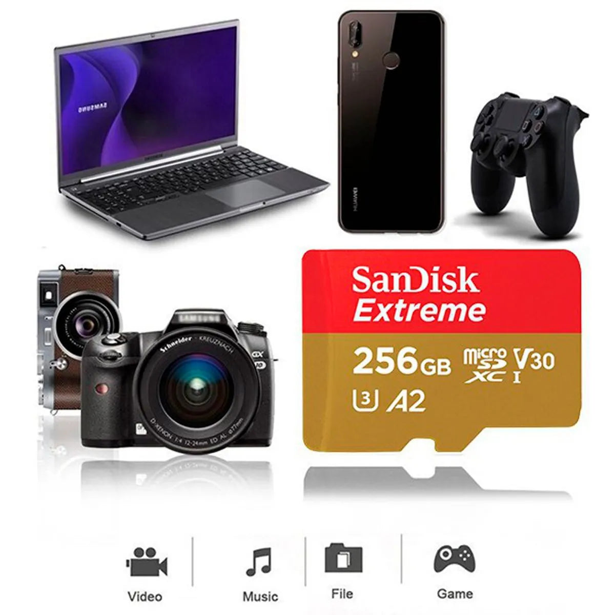 Cartão De Memória SanDisk 256GB