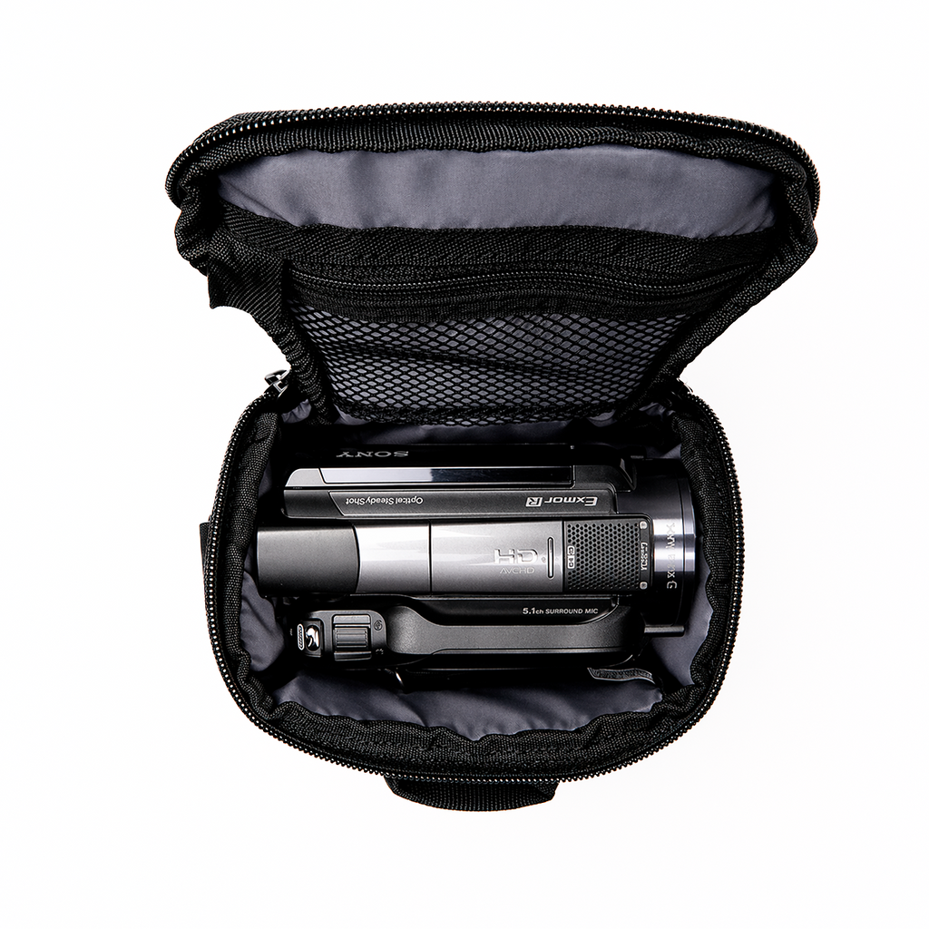 Bolsa Compacta para Câmeras Handycam, Cybershot e Equipamentos Fotográficos