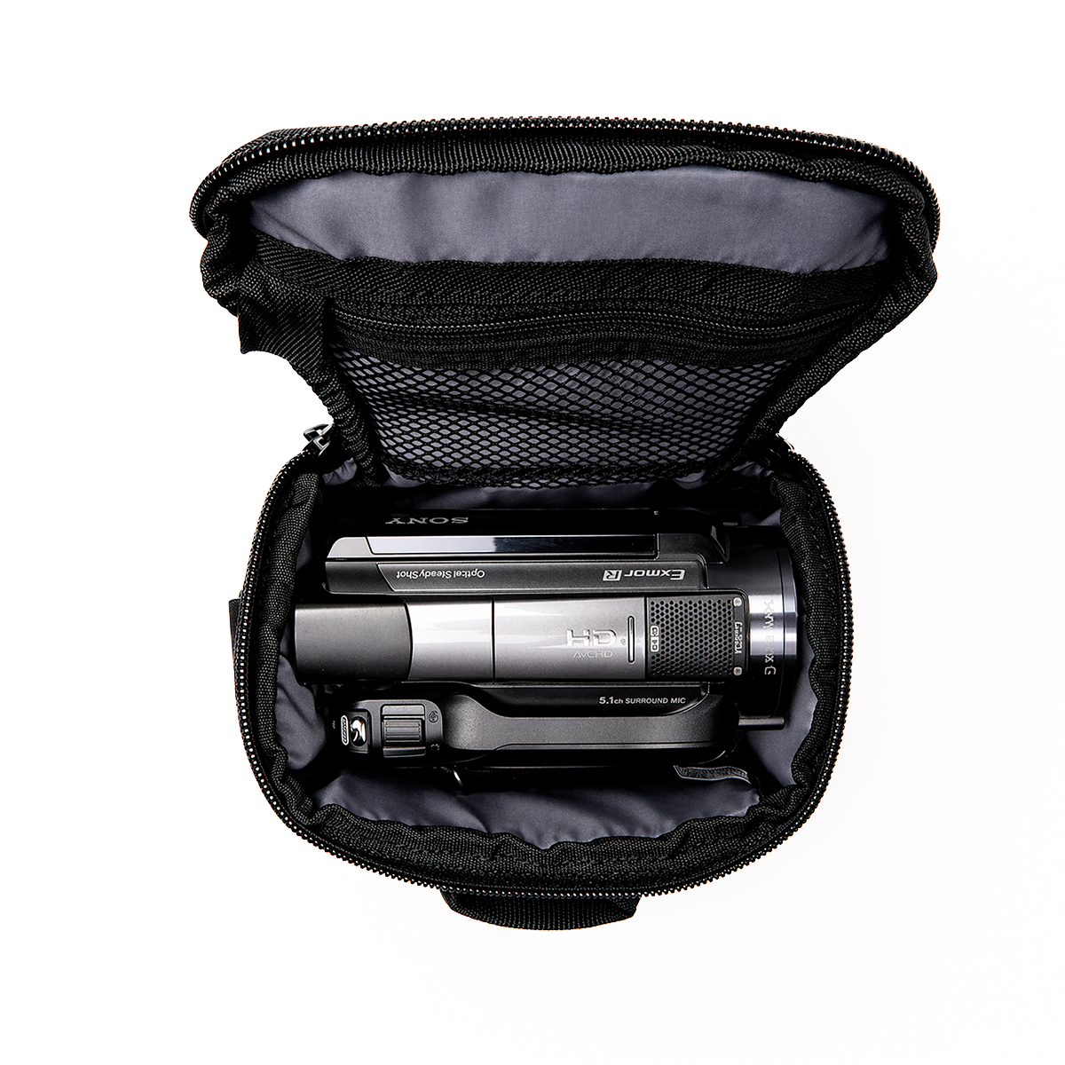 Bolsa Compacta para Câmeras Handycam, Cybershot e Equipamentos Fotográficos