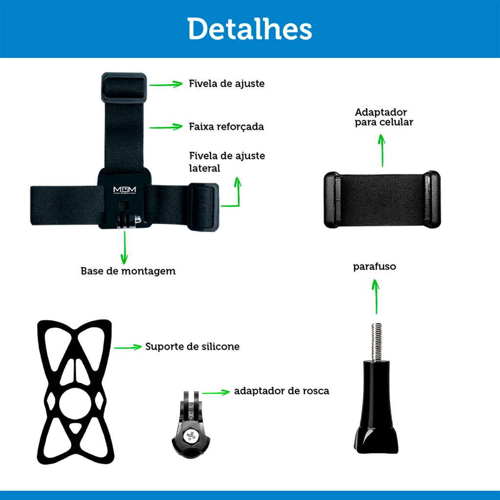 Suporte de Cabeça para Celular