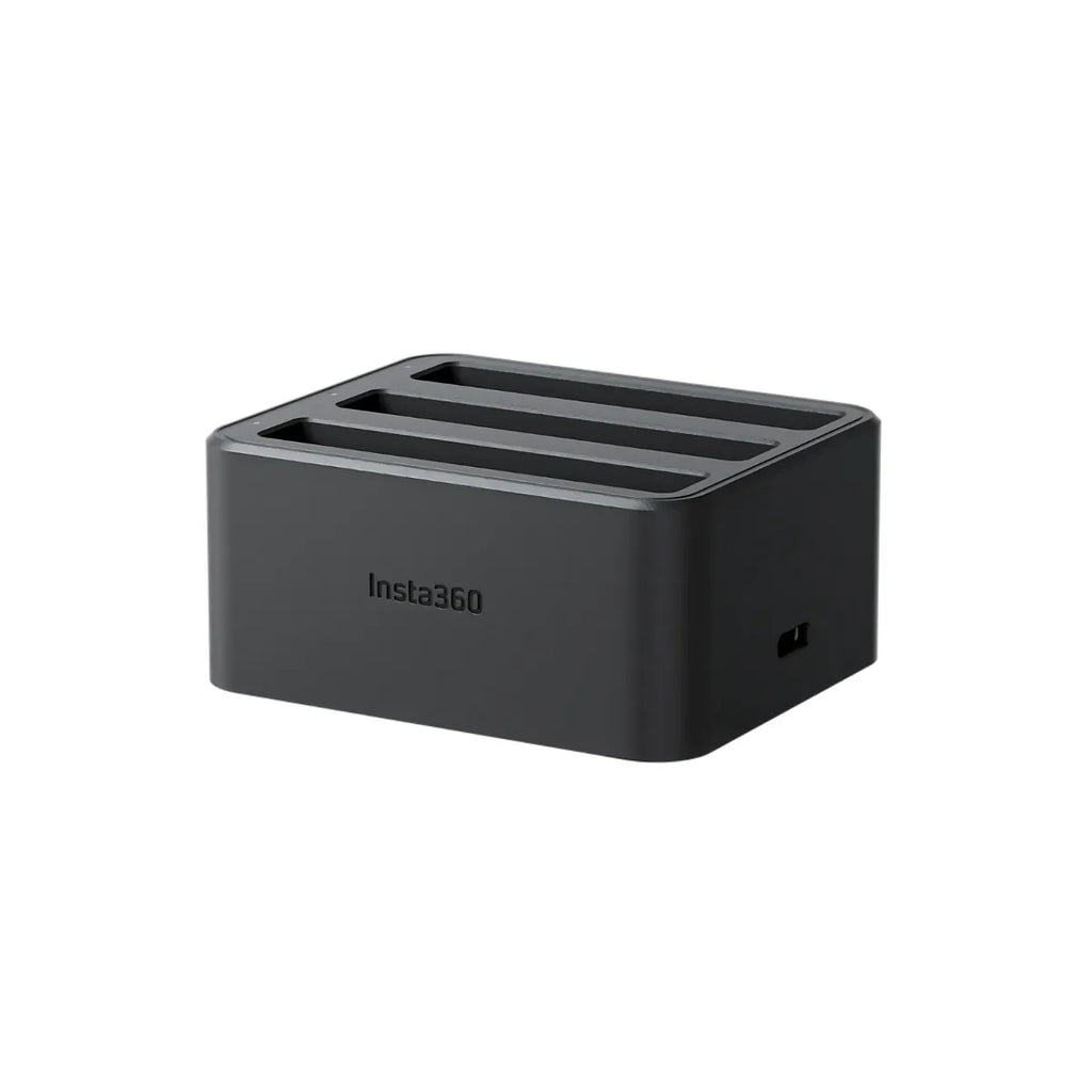 Carregador Triplo Fast Charge Hub Original p/ Insta360 X4