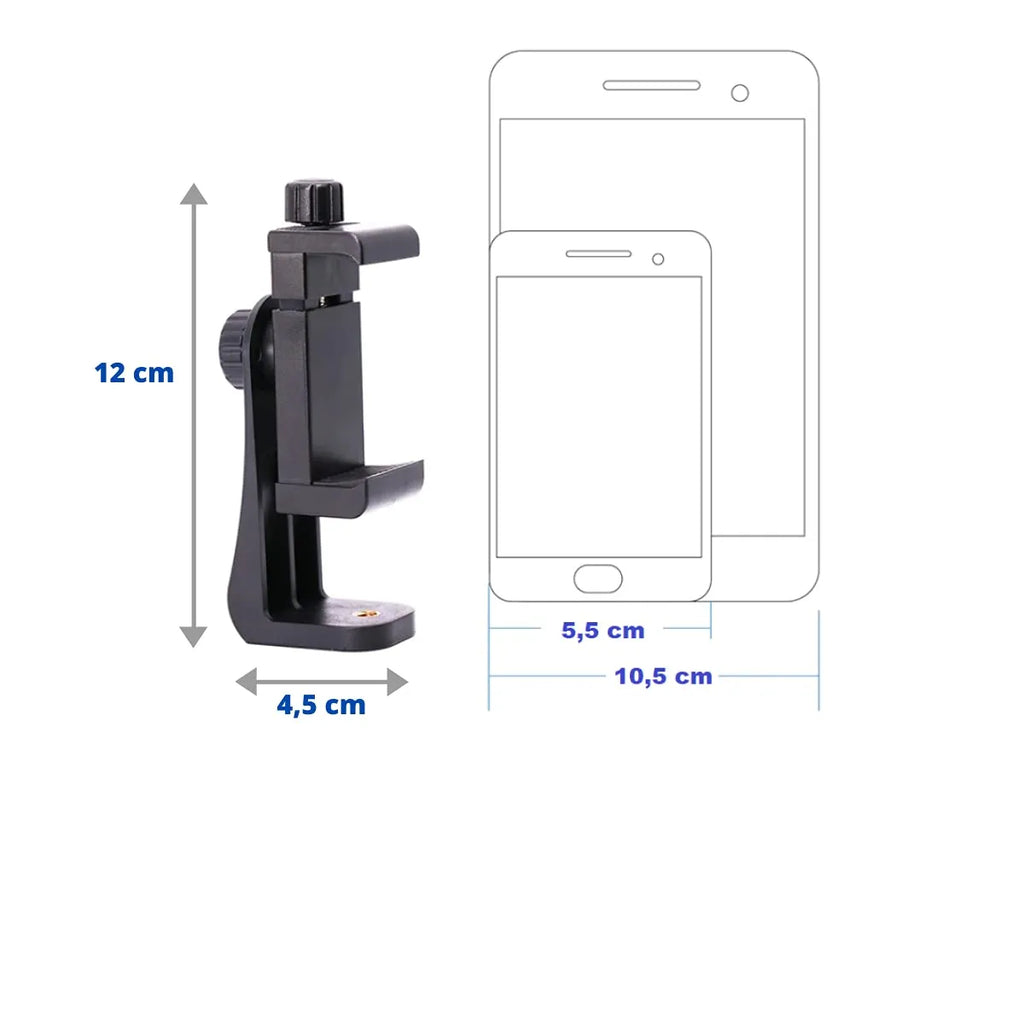 Suporte de Celular Giratório com Rosca 1/4