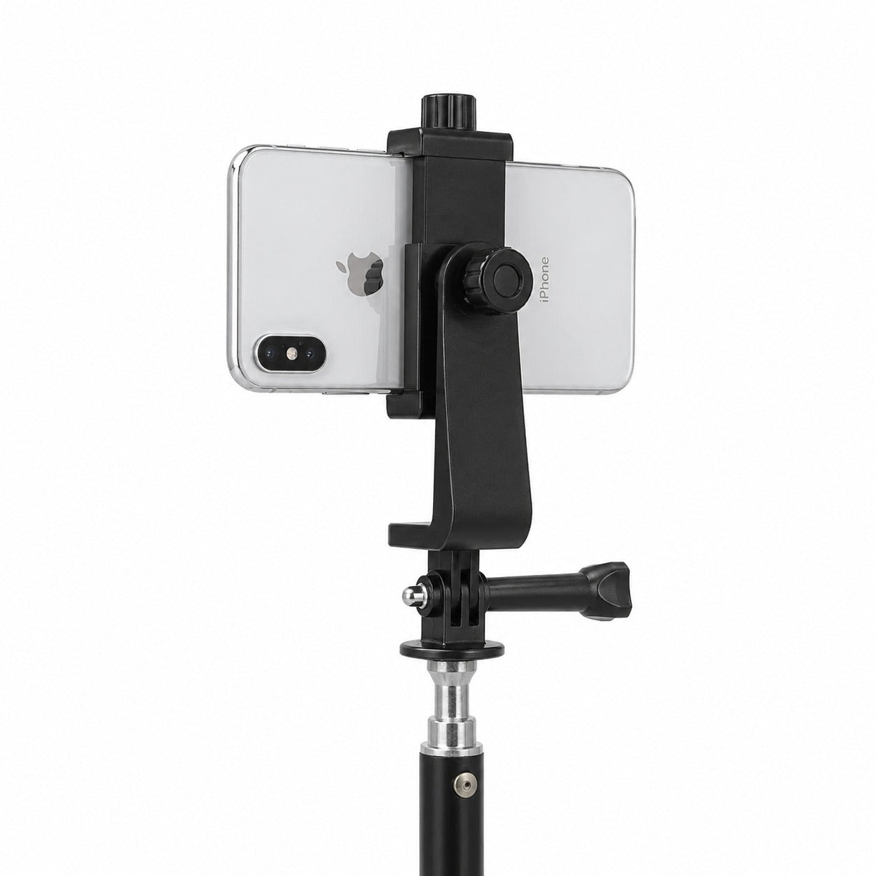 Suporte de Celular Giratório Ajustável com Encaixe para Bastão / Tripé