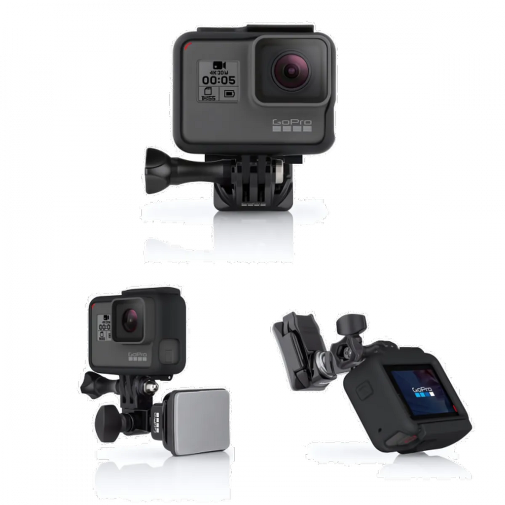 Suporte Gopro Frontal e Lateral para Capacete - AHFSM-001