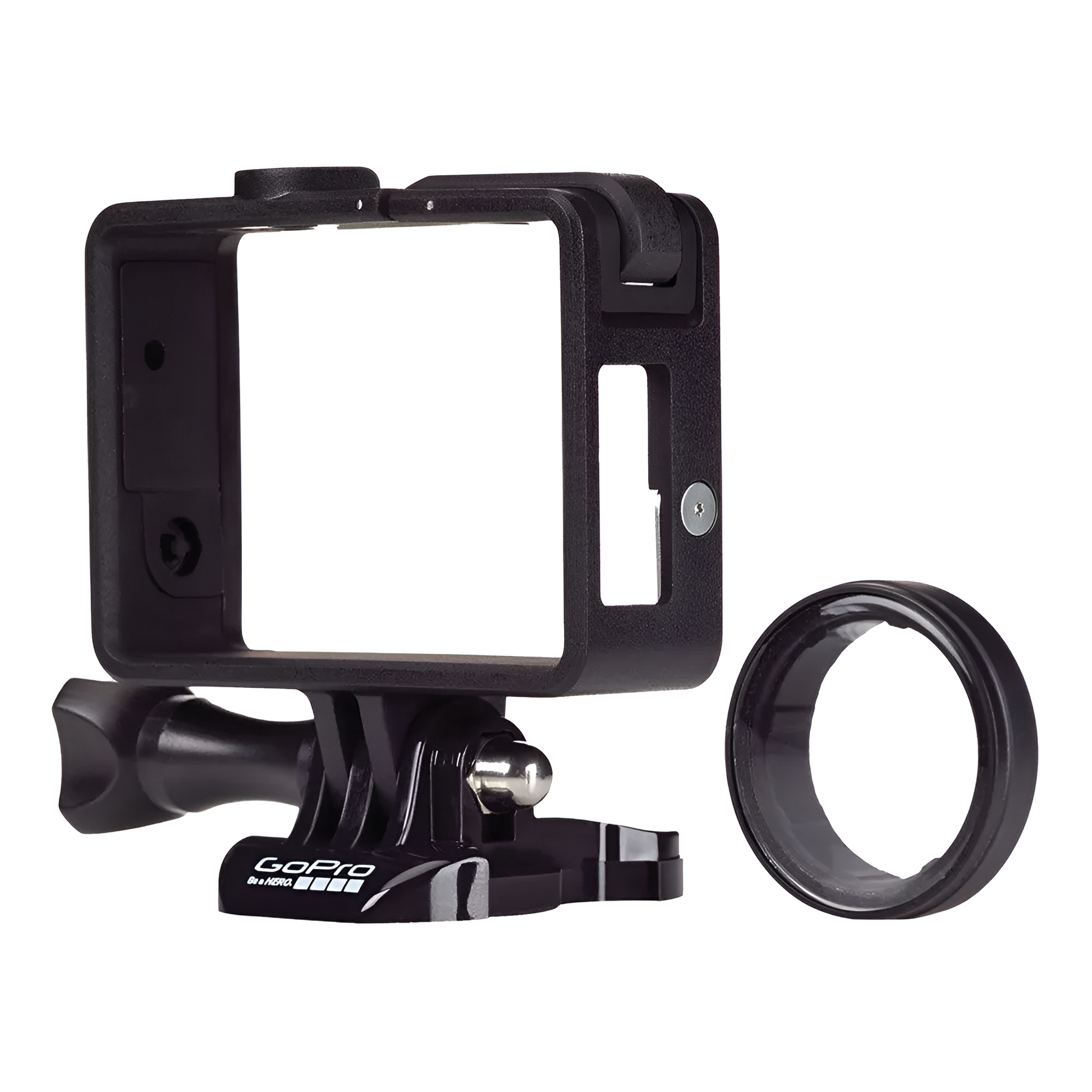 Suporte Armação Frame + Protetor de Lente Original para Câmeras GoPro Hero 3 / 3+ / 4 - ANDFR-302