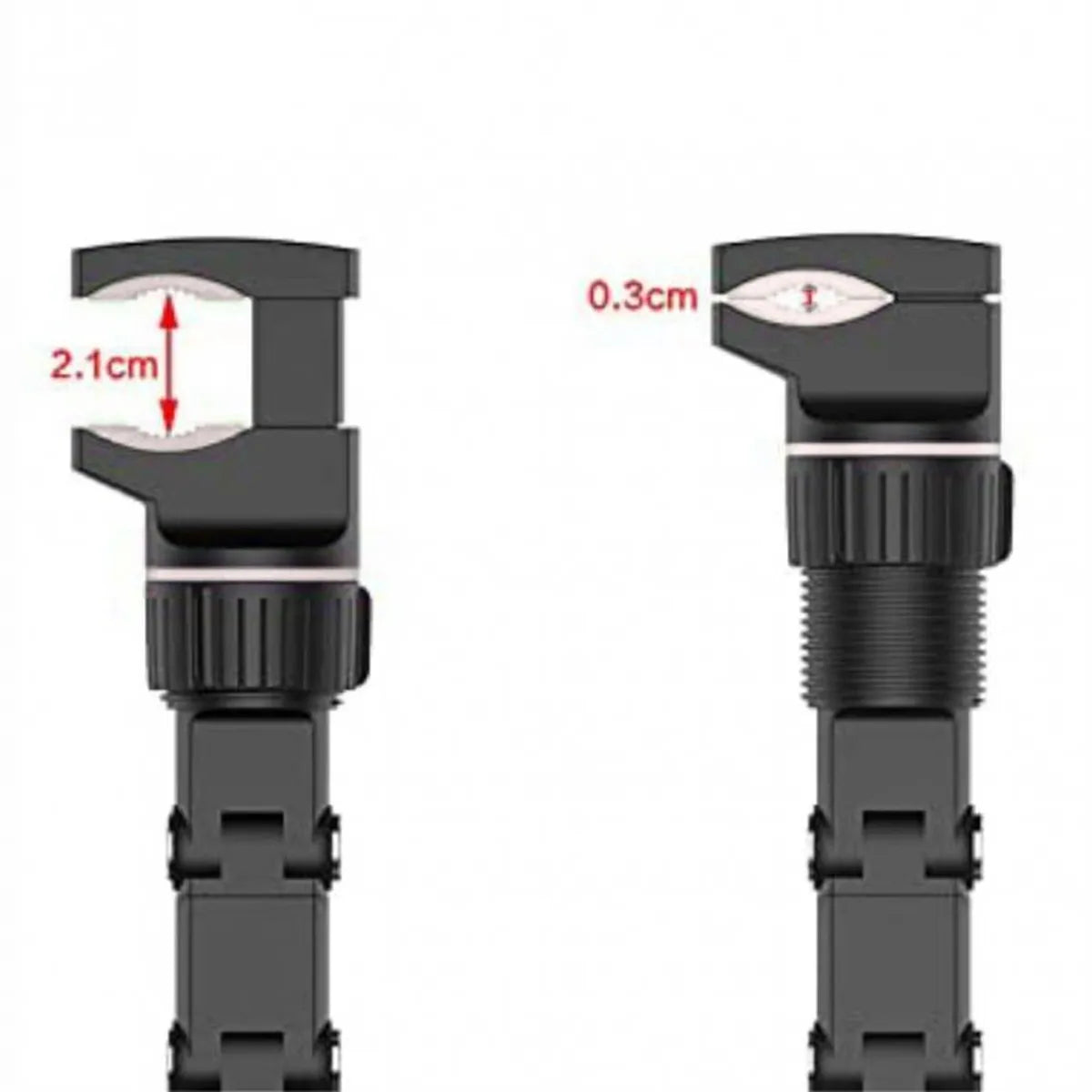 Suporte De Retrovisor Para Celular Gps 360 Graus Articulado