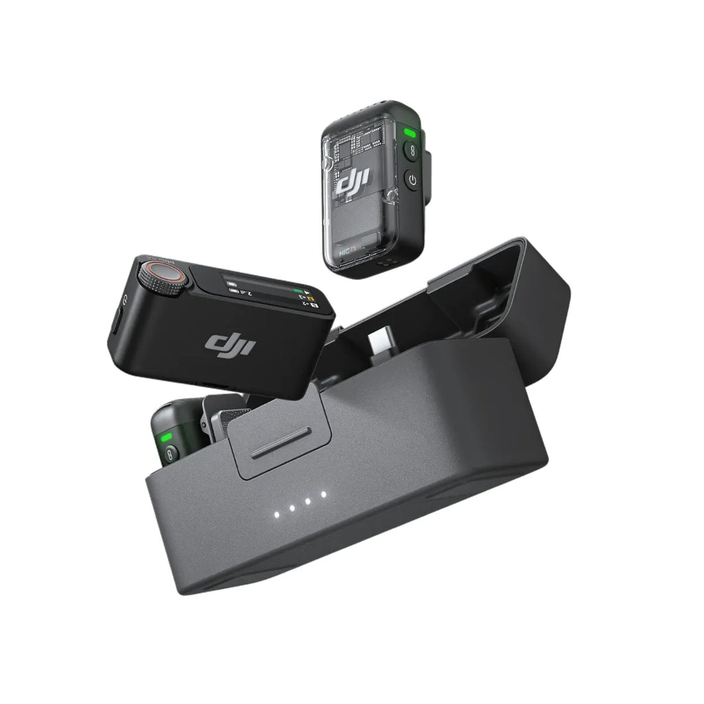 Microfone DJI Mic 2 (2 Microfones + 1 Receptor + 1 Case de Carregamento) - DJI116