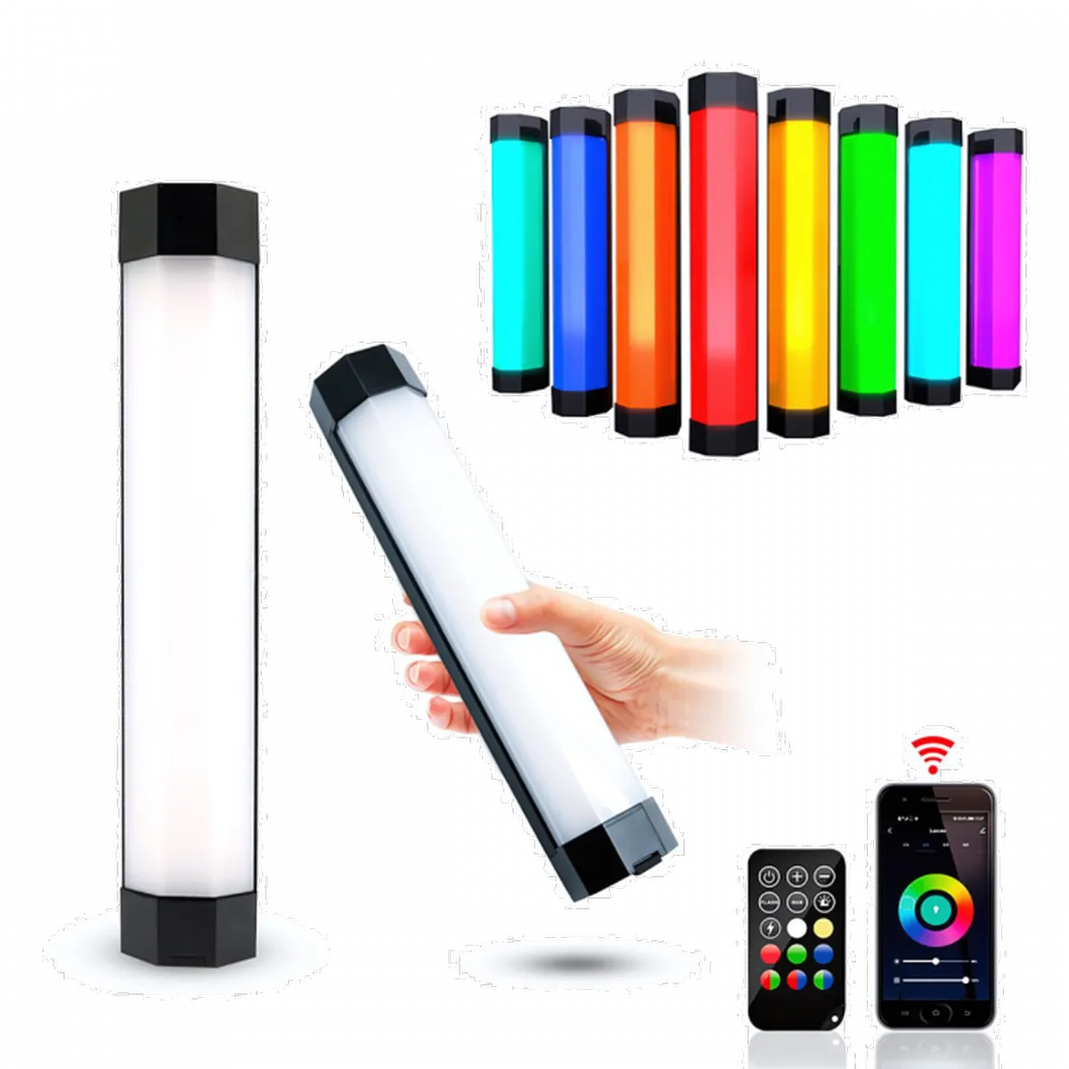 Bastão LED - RGB c/ Controle Remoto - P200