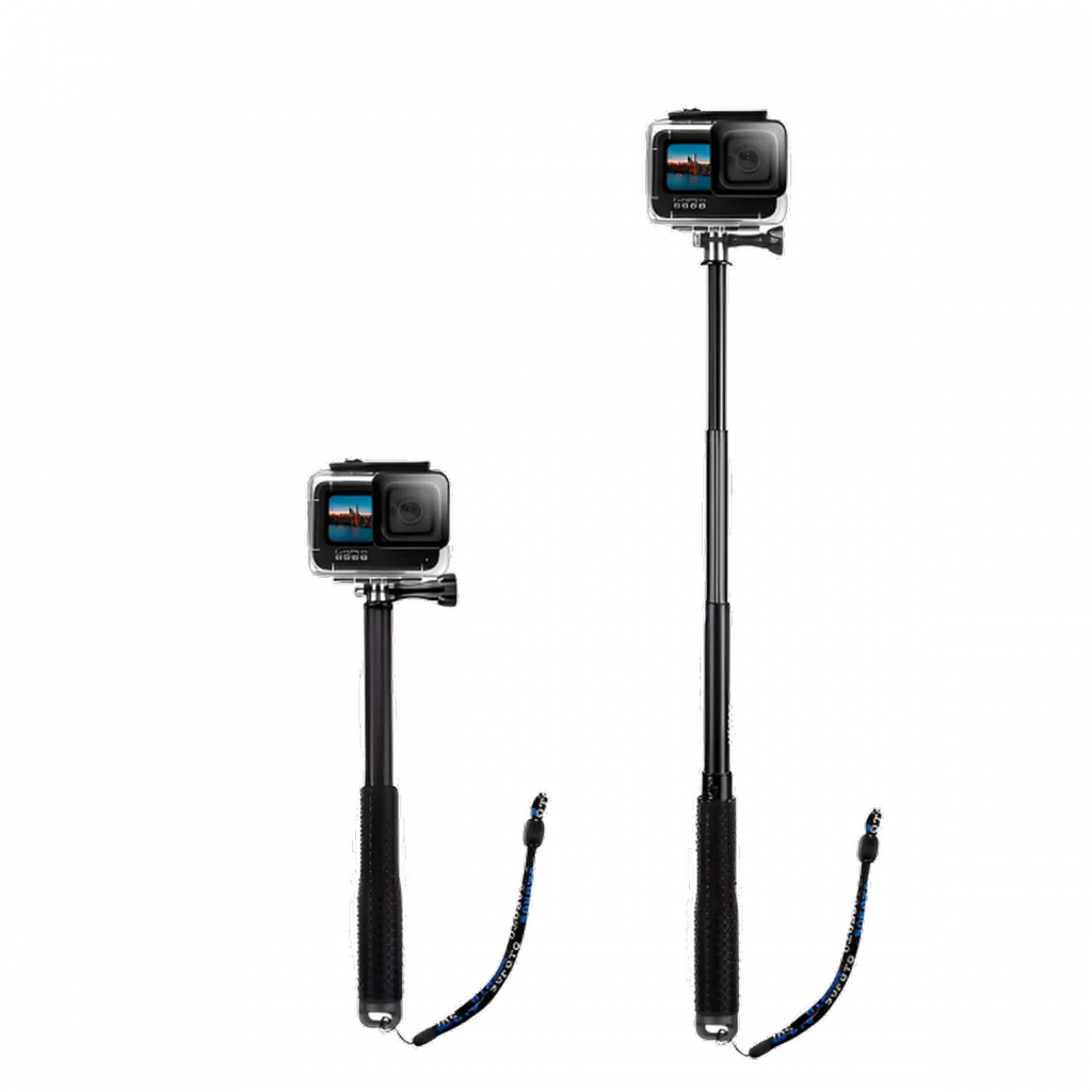 Bastão Extensor de Alumínio Longo para GoPro e Câmeras de Ação
