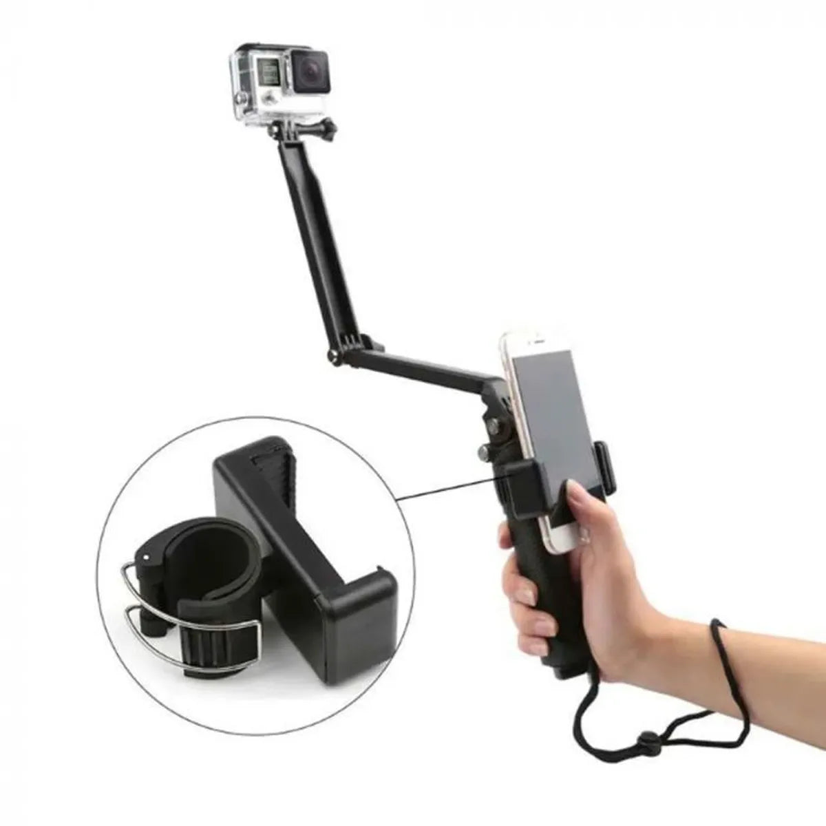 Suporte de Celular para Monopod e Tripé