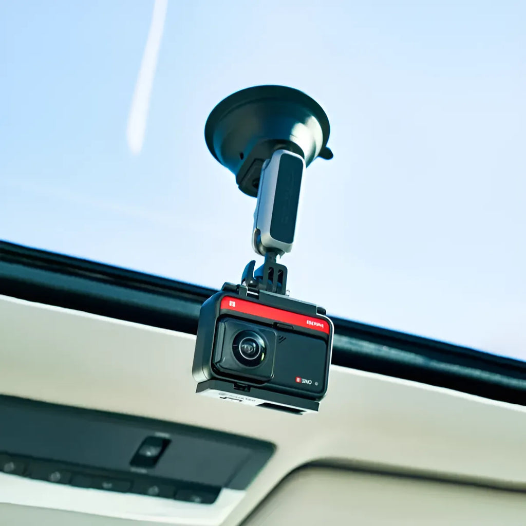 Suporte Ventosa Original PGYTECH para Insta360, GoPro e Câmeras de Ação
