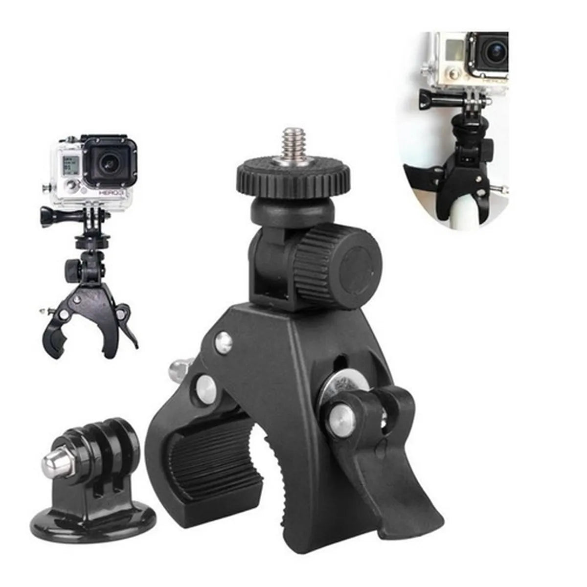 Suporte de Guidão Grande p/ GoPro e Câmeras de Ação