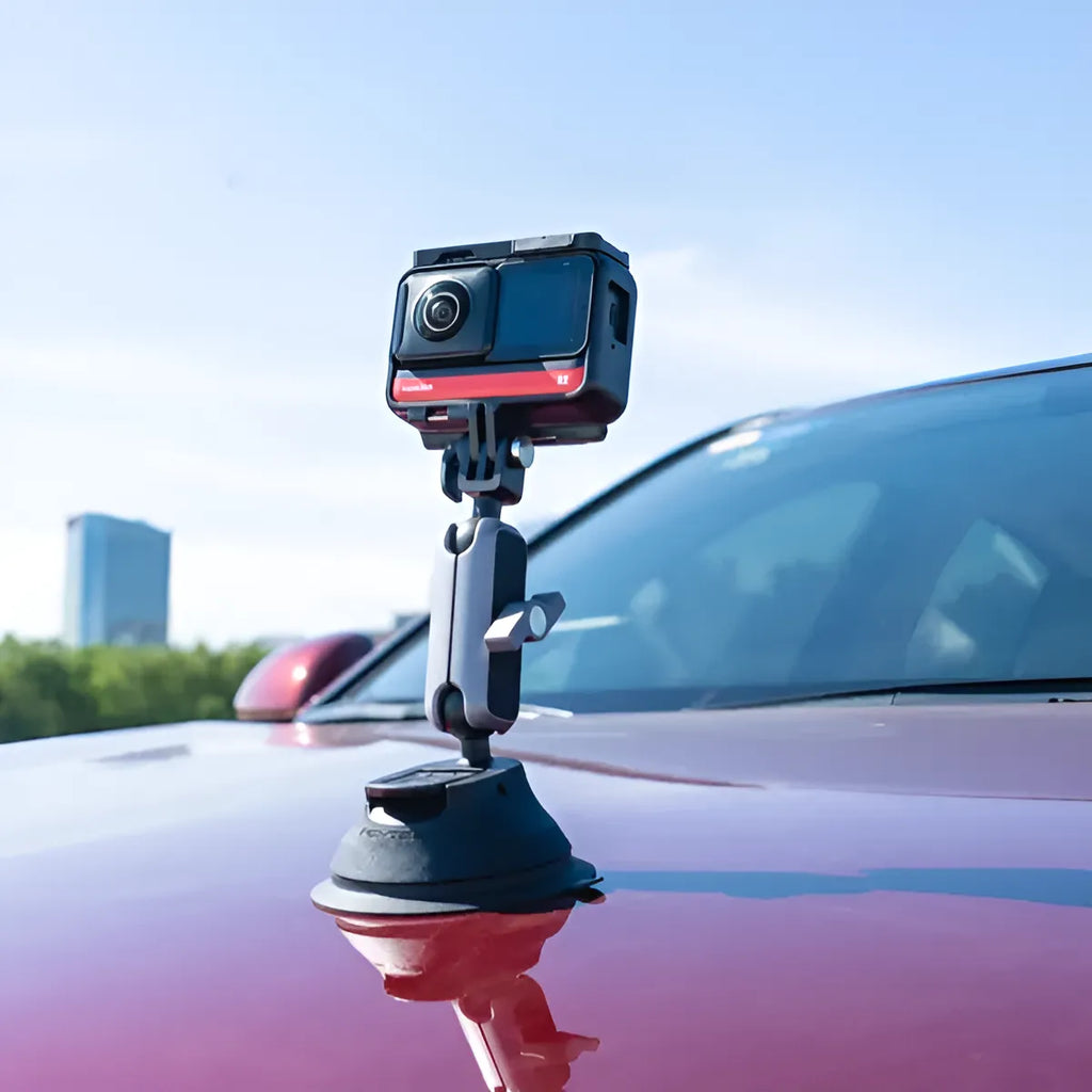 Suporte Ventosa Original PGYTECH para Insta360, GoPro e Câmeras de Ação