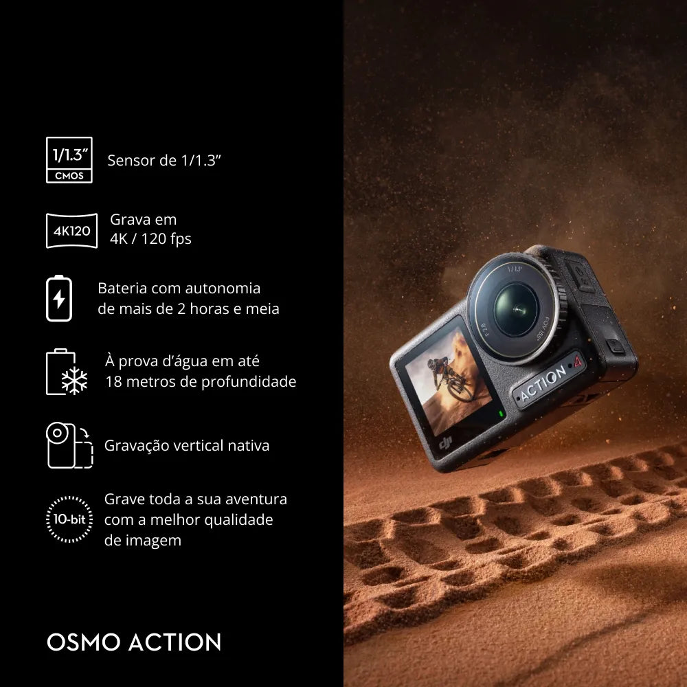 Câmera DJI Osmo Action 4