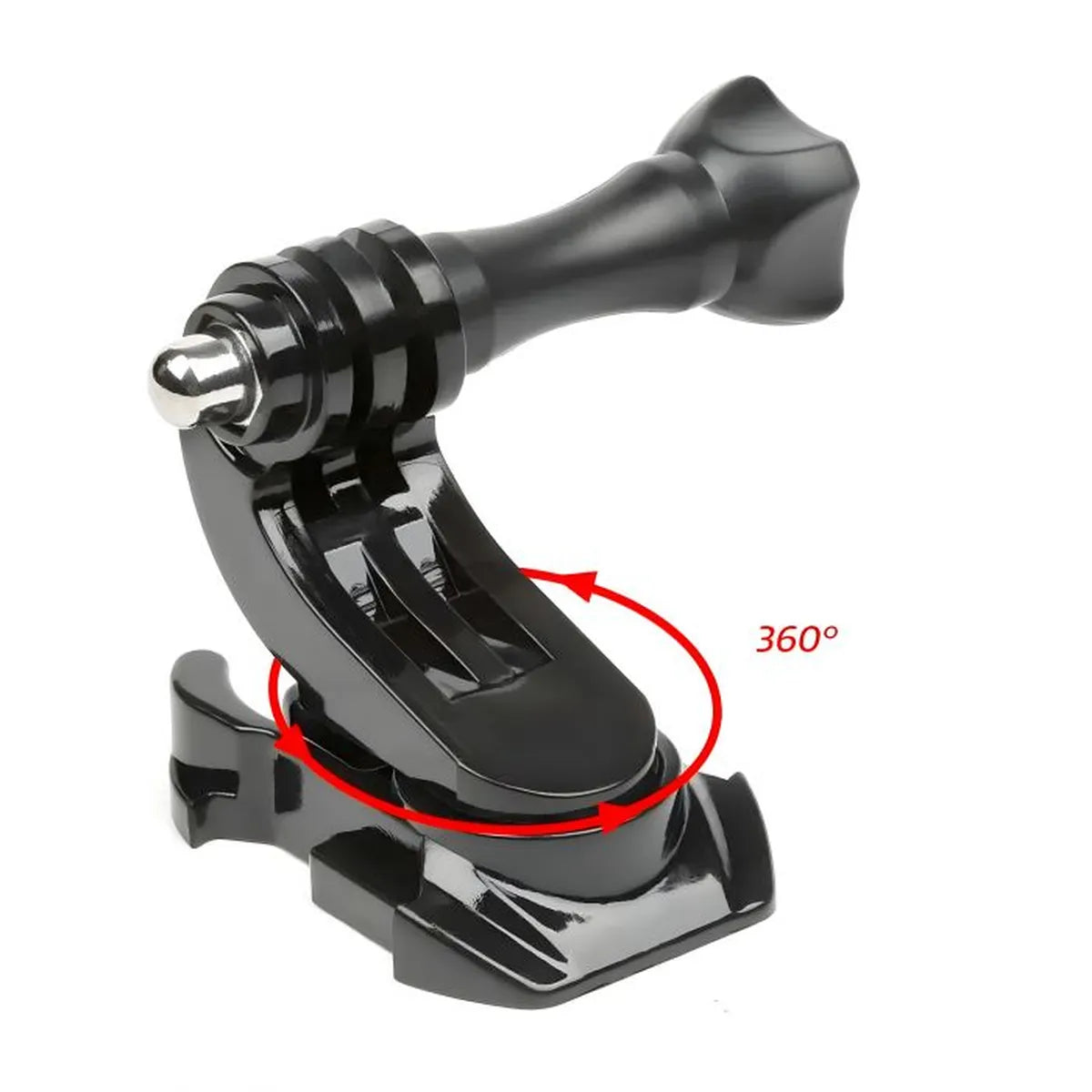 Suporte Plug "j" Jota Hook Giratório 360 para GoPro e Câmeras de Ação