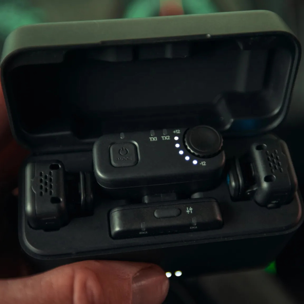 Microfone Sem Fio Duplo Oficial GoPro Wireless Mic System - AWMIC-010