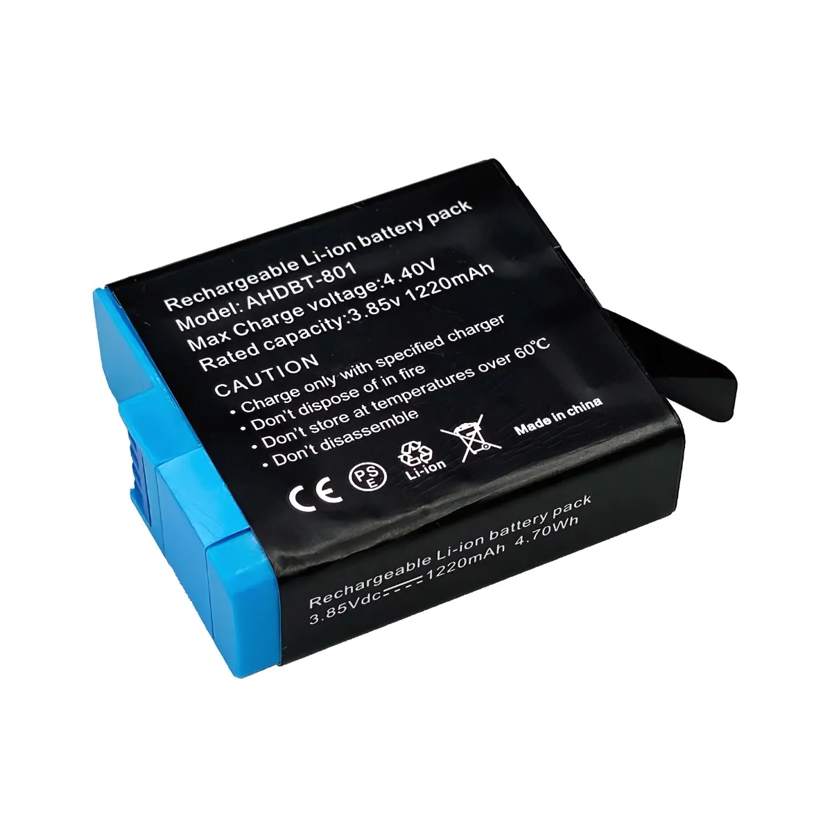 Bateria Para Gopro Hero 5/6/7/8 Black