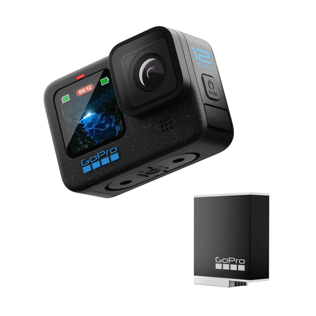 Kit GoPro Hero 12 + 1 Bateria Enduro Original EXTRA