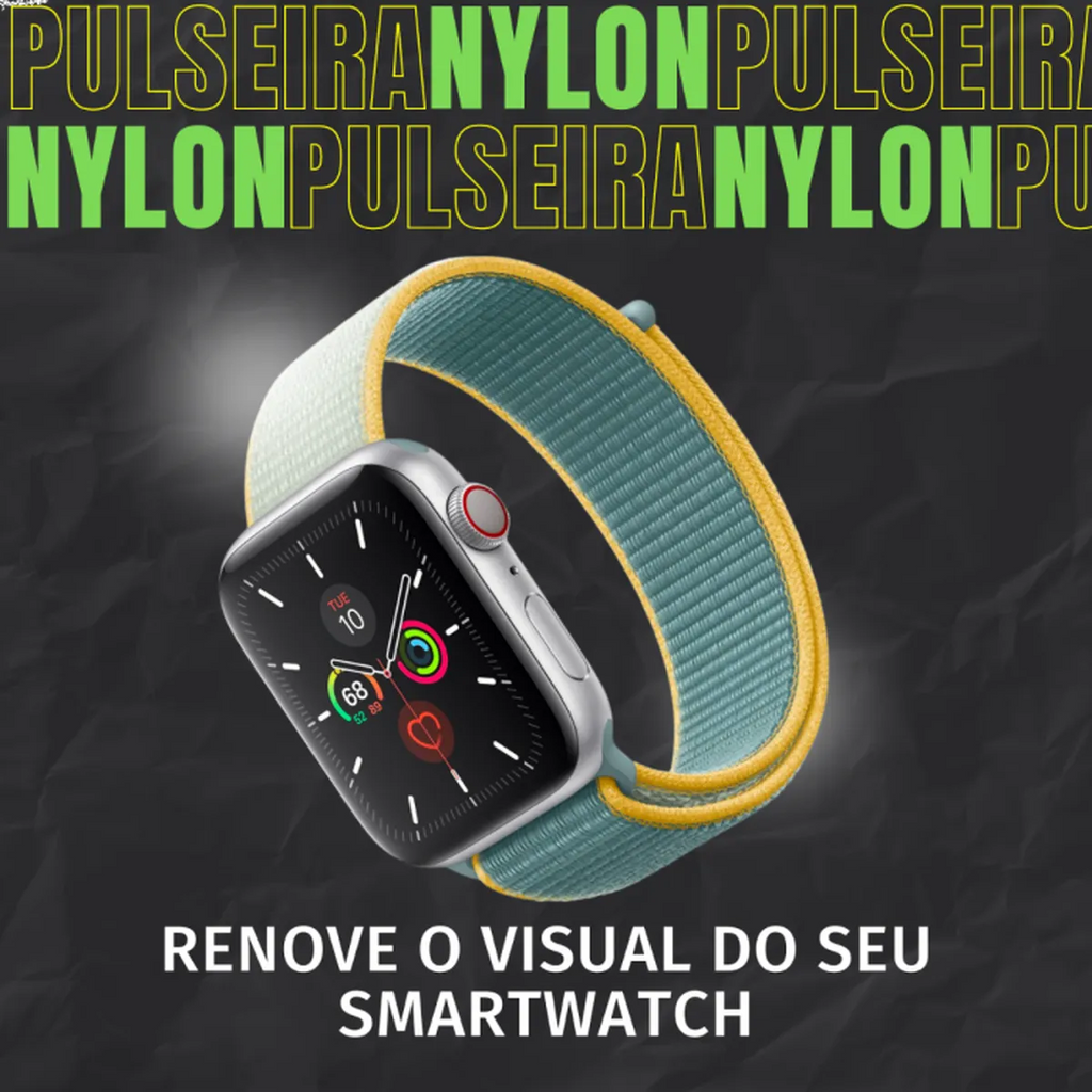 Pulseira  Nylon Para Apple Watch
