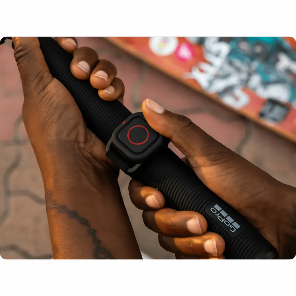 Bastão extensor + Controle Remoto à prova d'água GoPro - AGXTS-002