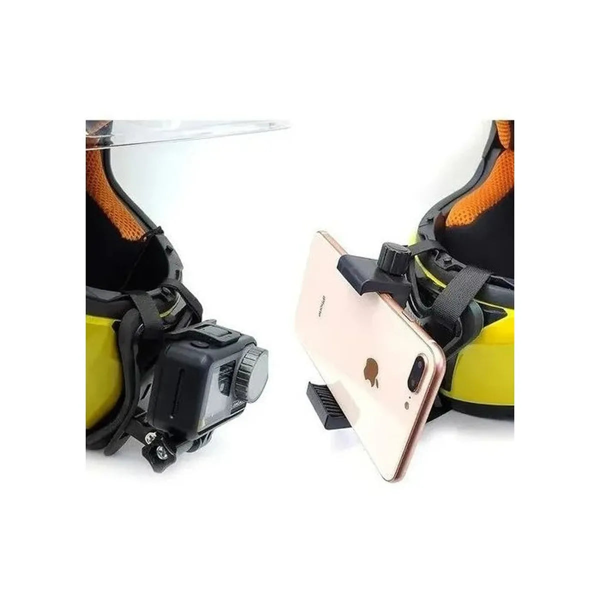 Suporte de Celular para Capacete Queixo