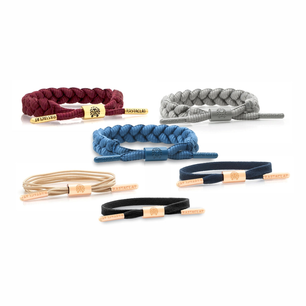 Combo Com 6 Pulseiras Rastaclat Bracelete Exclusivos Casal