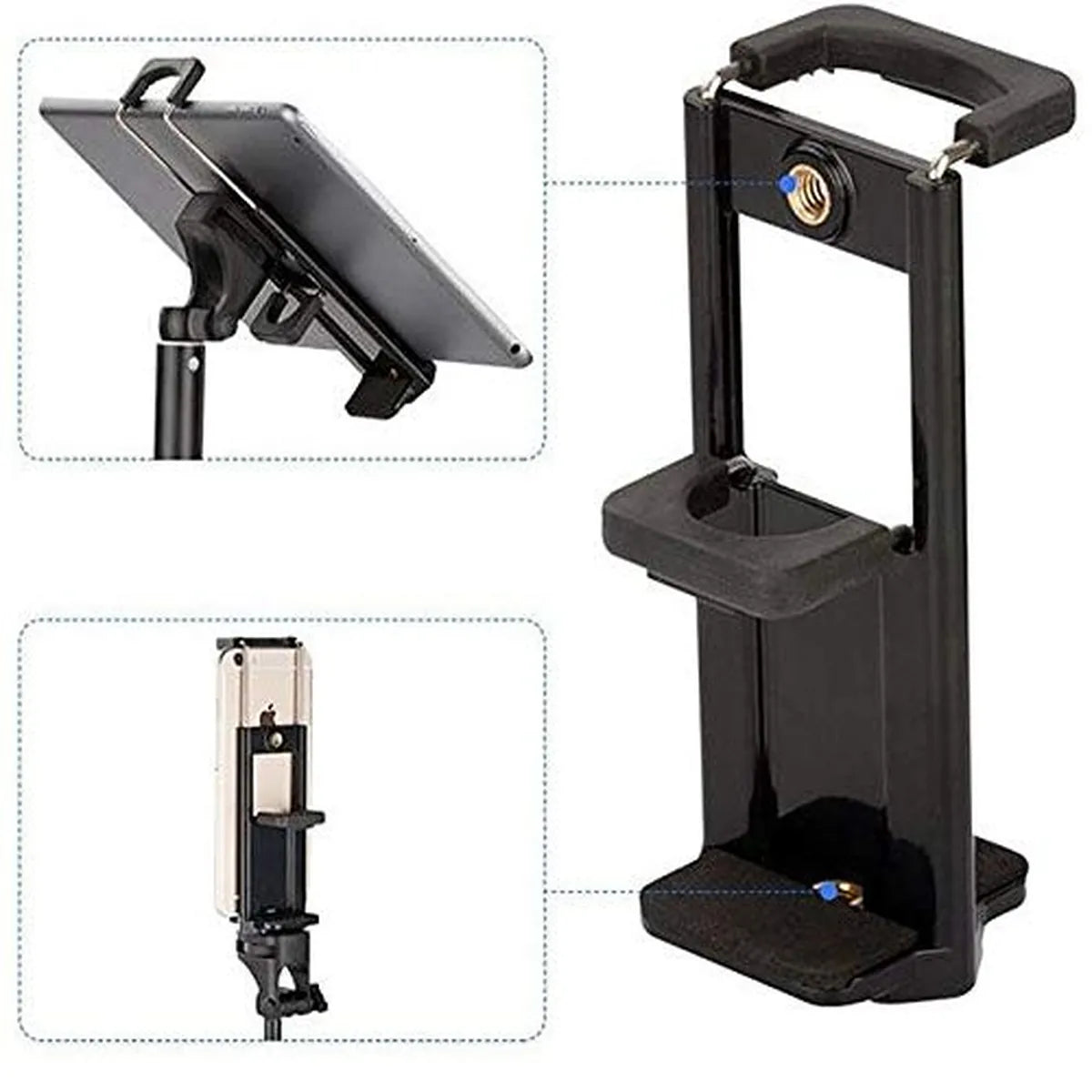 Suporte Celular Tablet iPad iPhone Para Tripe  Rosca 1/4