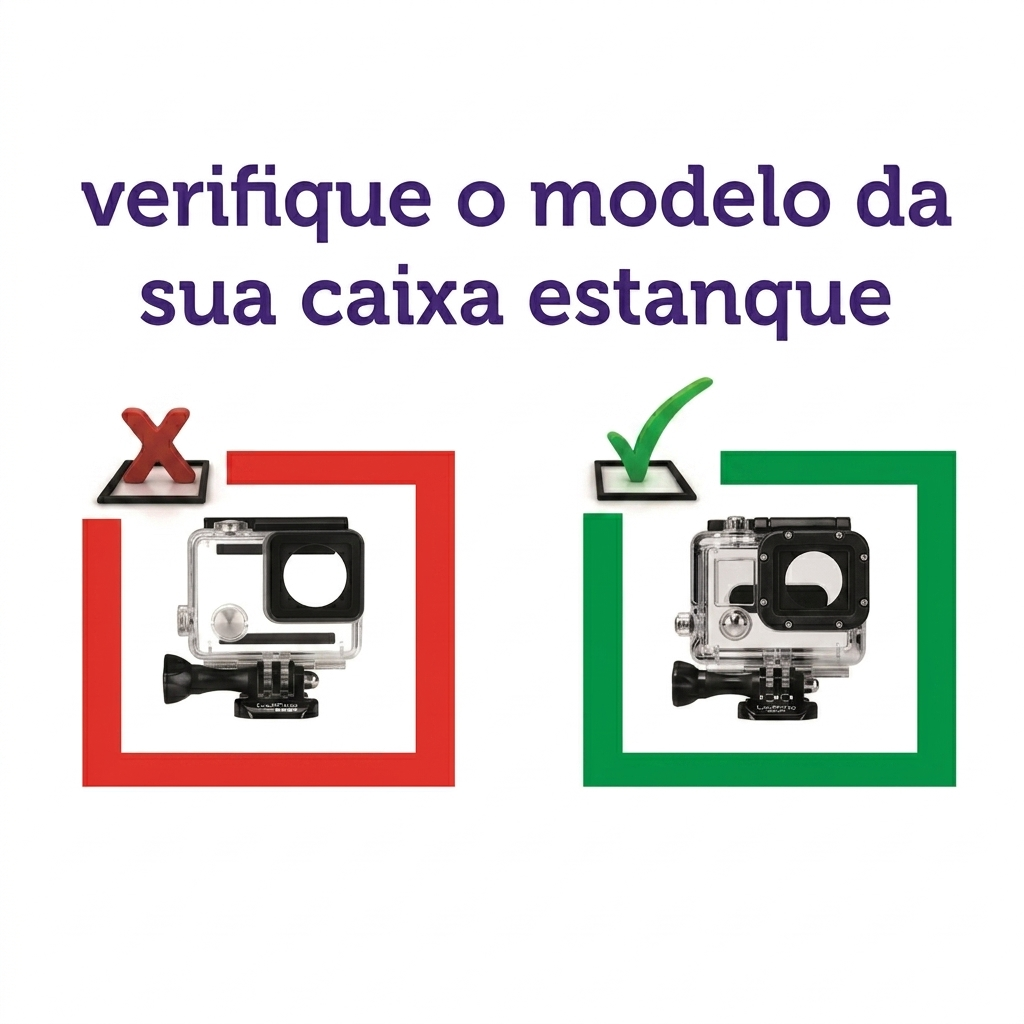 Filtro de Mergulho Vermelho Oficial GoPro para Caixa Estanque Hero 3/3+/4 - ADVFR-301