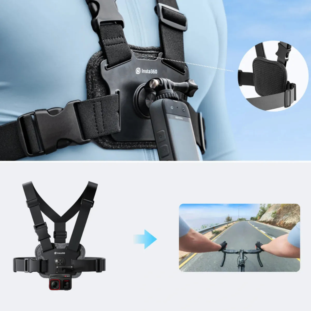 Kit Bike Oficial Insta360 para Ciclismo - CINSAAVN