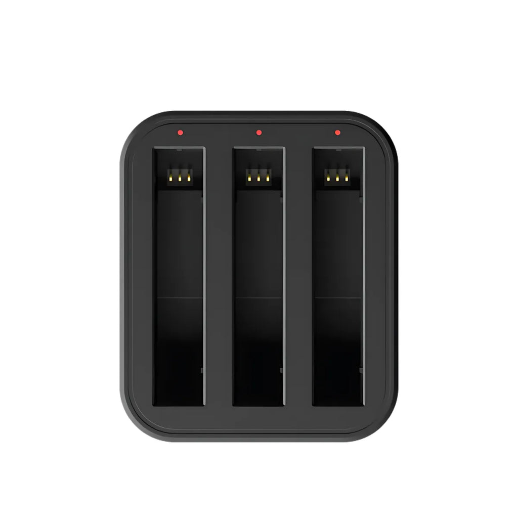 Carregador Triplo Fast Charge Hub Original p/ Insta360 X3
