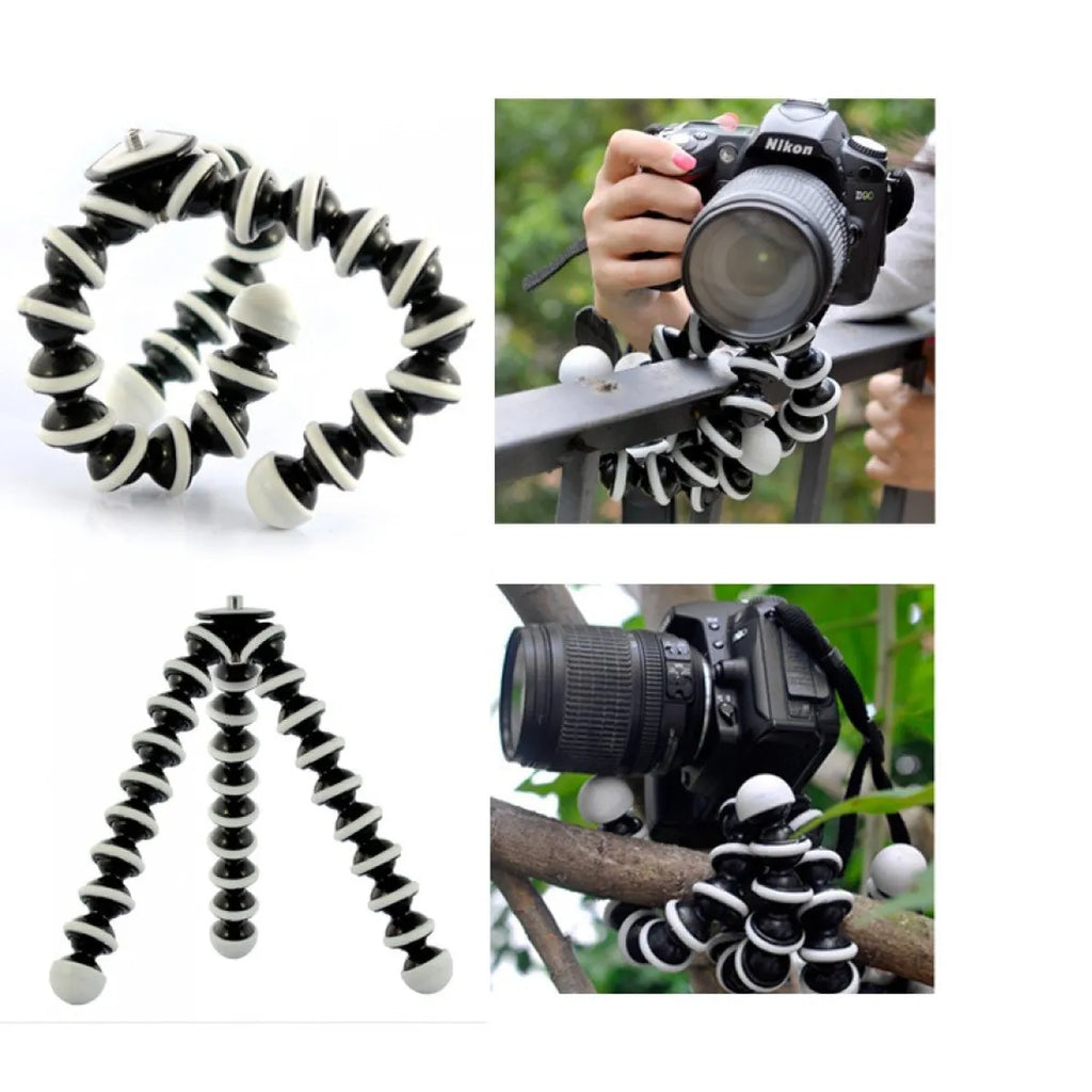 Tripé Articulado para Câmeras (Estilo Gorillapod)