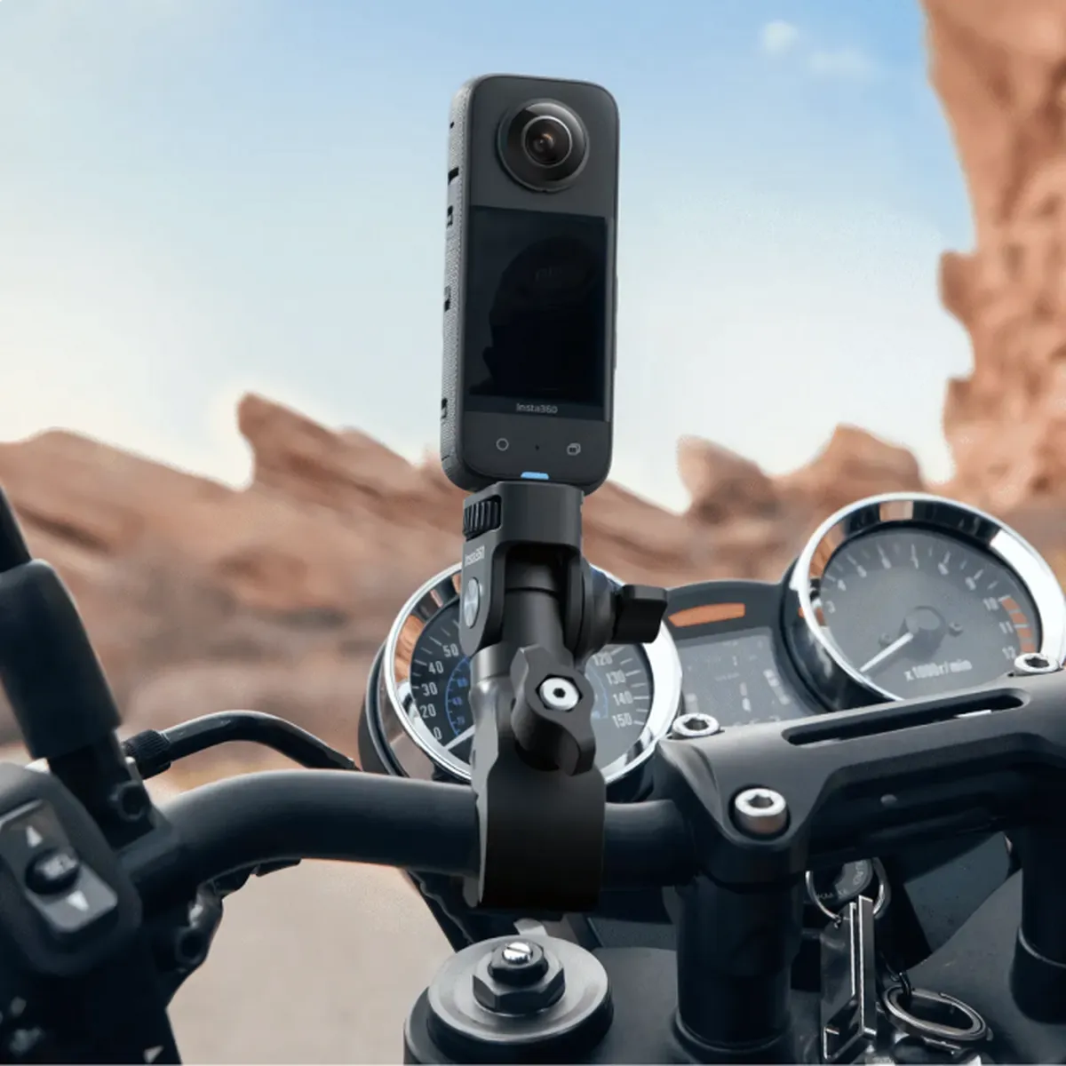 Kit Suporte Para Moto Insta360 Bundle