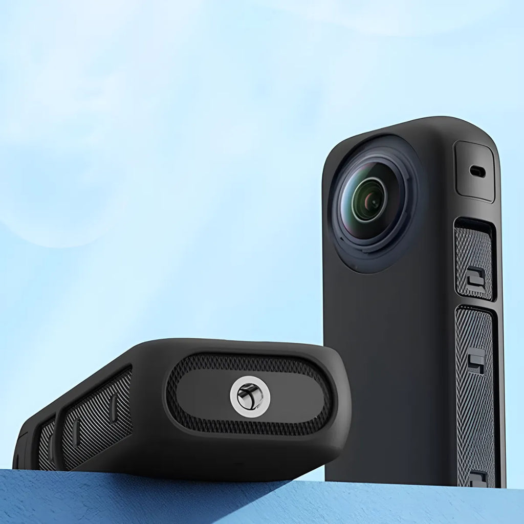Capa De Silicone Com Tampa Lente Para Insta360 X4