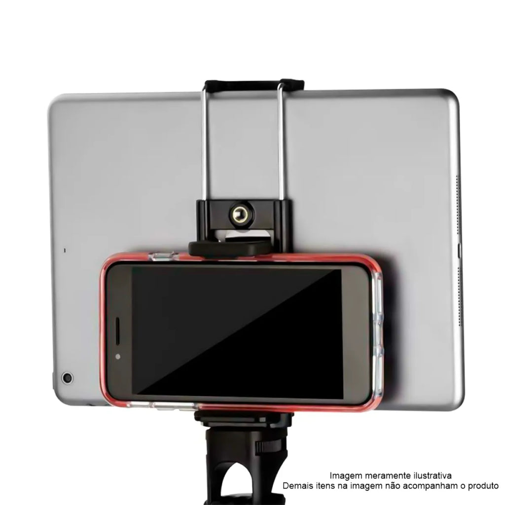 Suporte Celular Tablet iPad iPhone Para Tripe  Rosca 1/4