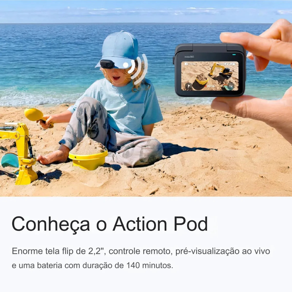 INSTA360 GO 3S 128GB - PRETO