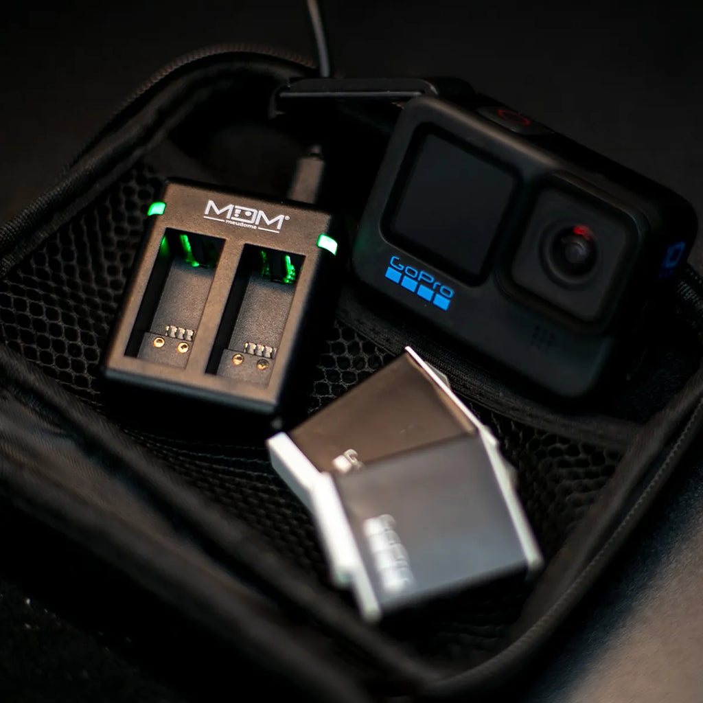 Carregador Duplo p/ GoPro Hero 9/10/11/12 Black