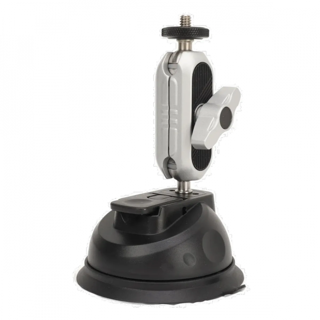 Ventosa Articulada com Trava de Alumínio Para GoPro e Câmeras de Ação