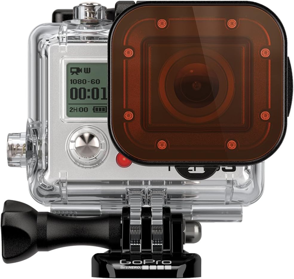Filtro de Mergulho Vermelho Oficial GoPro para Caixa Estanque Hero 3/3+/4 - ADVFR-301