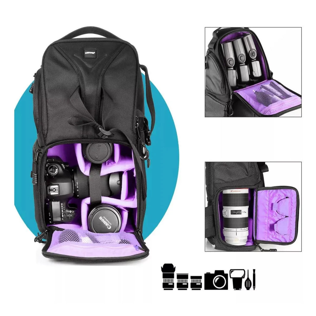 Mochila Compacta Profissional para Câmeras - 8879s