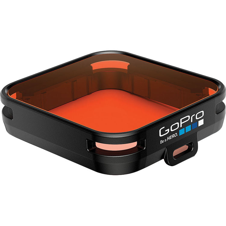 Filtro de Mergulho Vermelho Oficial GoPro para Caixa Standard (40m) HERO 3/3+/4 - ABDFR-301