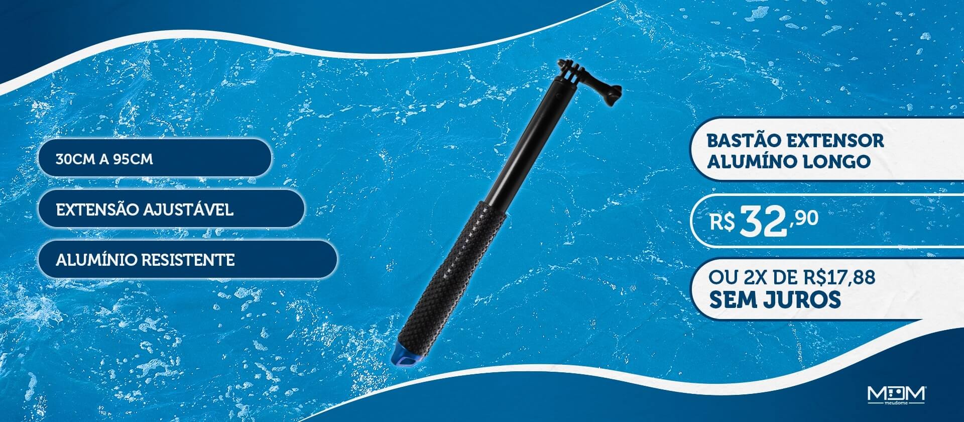 Bastão Extensor Alumínio Longo