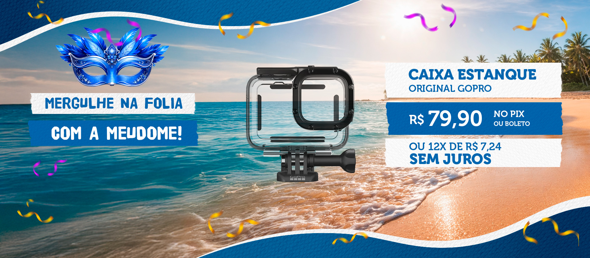 Caixa Estanque Original GoPro Hero 9/10/11/12/13 Black