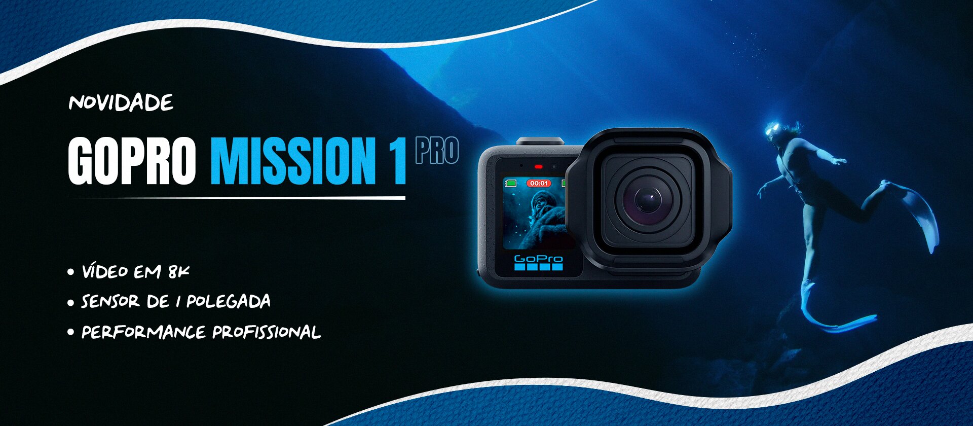 C&acirc;mera GoPro Mission 1 PRO