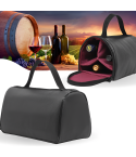 Wine Bag - Bolsa Porta Vinhos Preta 1
