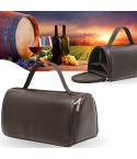 Wine Bag - Bolsa Porta Vinhos Marrom 1