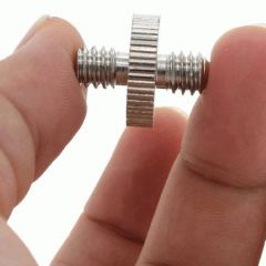 Adaptador Parafuso Macho Macho 1/4 - 1/4 