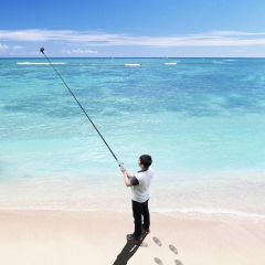 Bastão Extensivo Invisível Fibra de Carbono 2,70m Original TELESIN