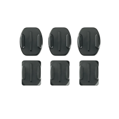 Suportes Adesivos Original Gopro Curvo e Plano  - AACFT-001