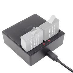 Carregador duplo Hero 5/6/7 com Case 1